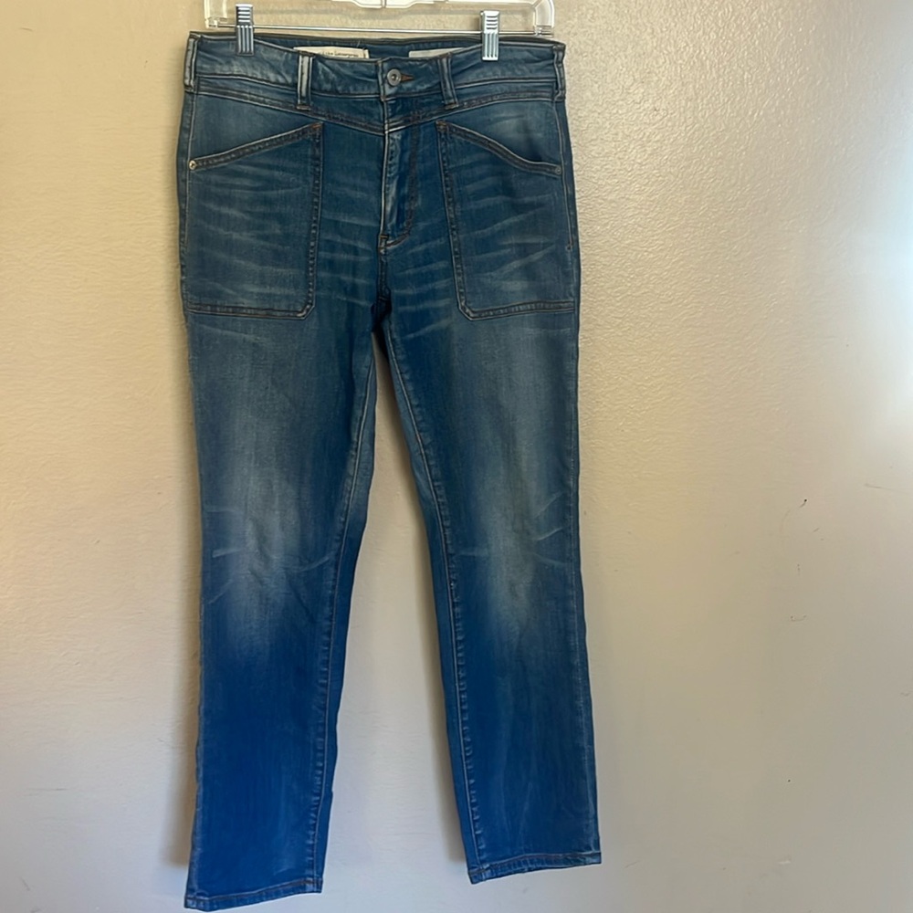 Pilcro and the Letterpress Anthropologie Slim Boyfriend Denim Jeans 27